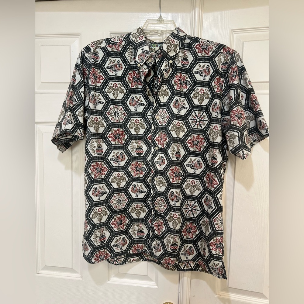 Reyn Spooner Mele Kalikimaka Limited Issue Christmas 2012 Hawaiian Shirt L